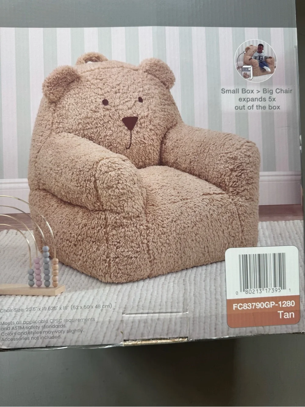 NWT babyGap Sherpa Bear Chair in Stan
